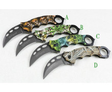 Fox FA42 Claw Karambit Knife with Coated Handle UD405242A